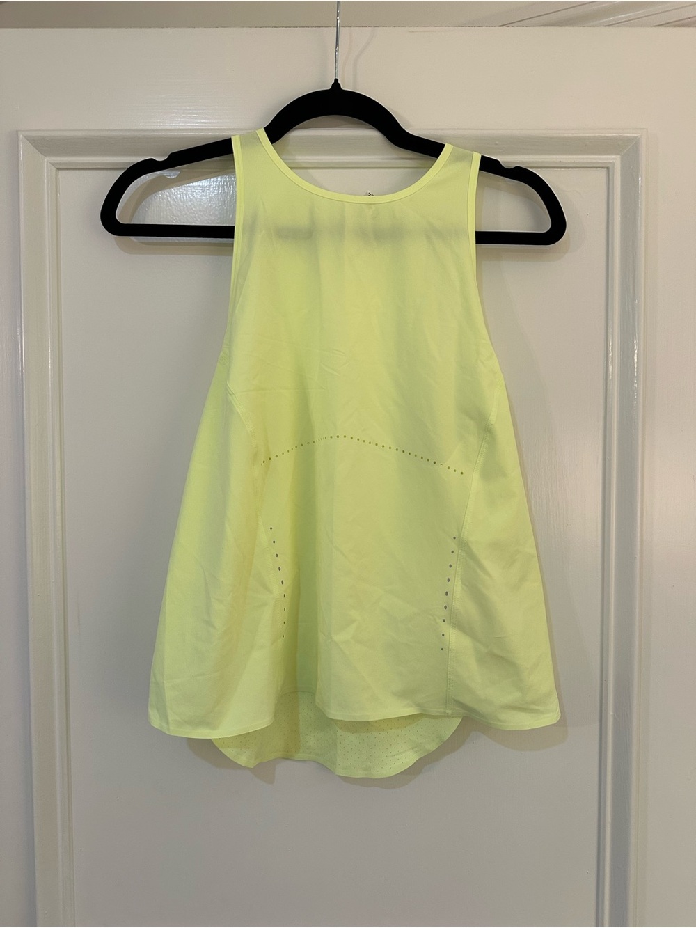 NWT Lululemon Neon Yellow Swift Ventilated Racerback Running Tank | Size 6